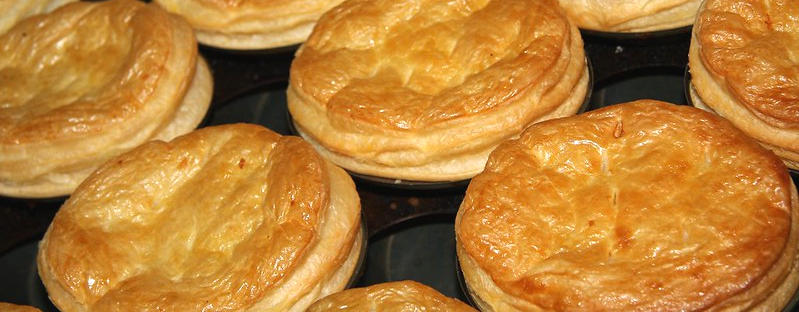 Golden crusty pies